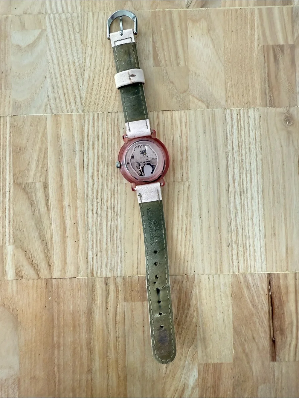 Armitron ladies pink DC comics Supergirl watch NEW BATTERY needs new strap